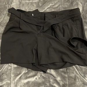 Black shirts with belt